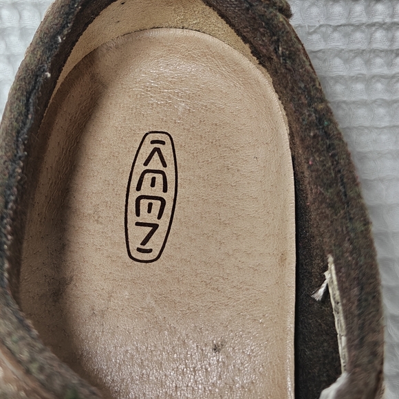 KEEN Clog Loafer Brown Leather Casual Leather Slip On Womens Shoe Size 7.5 - Picture 7 of 9